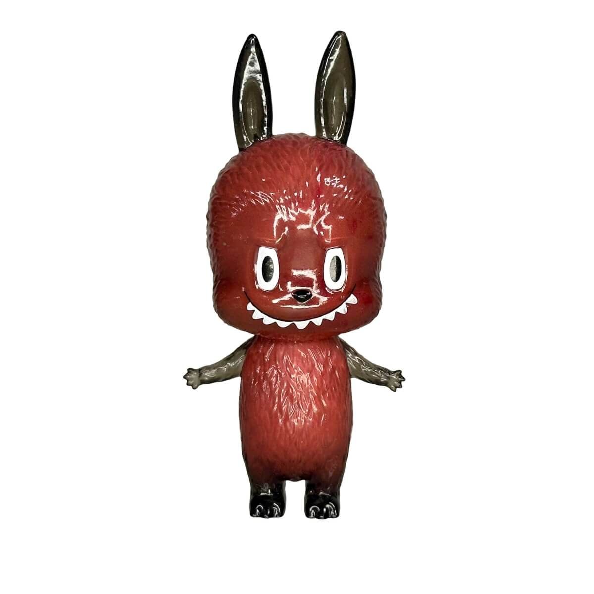 Labubu Gray clear with red inside