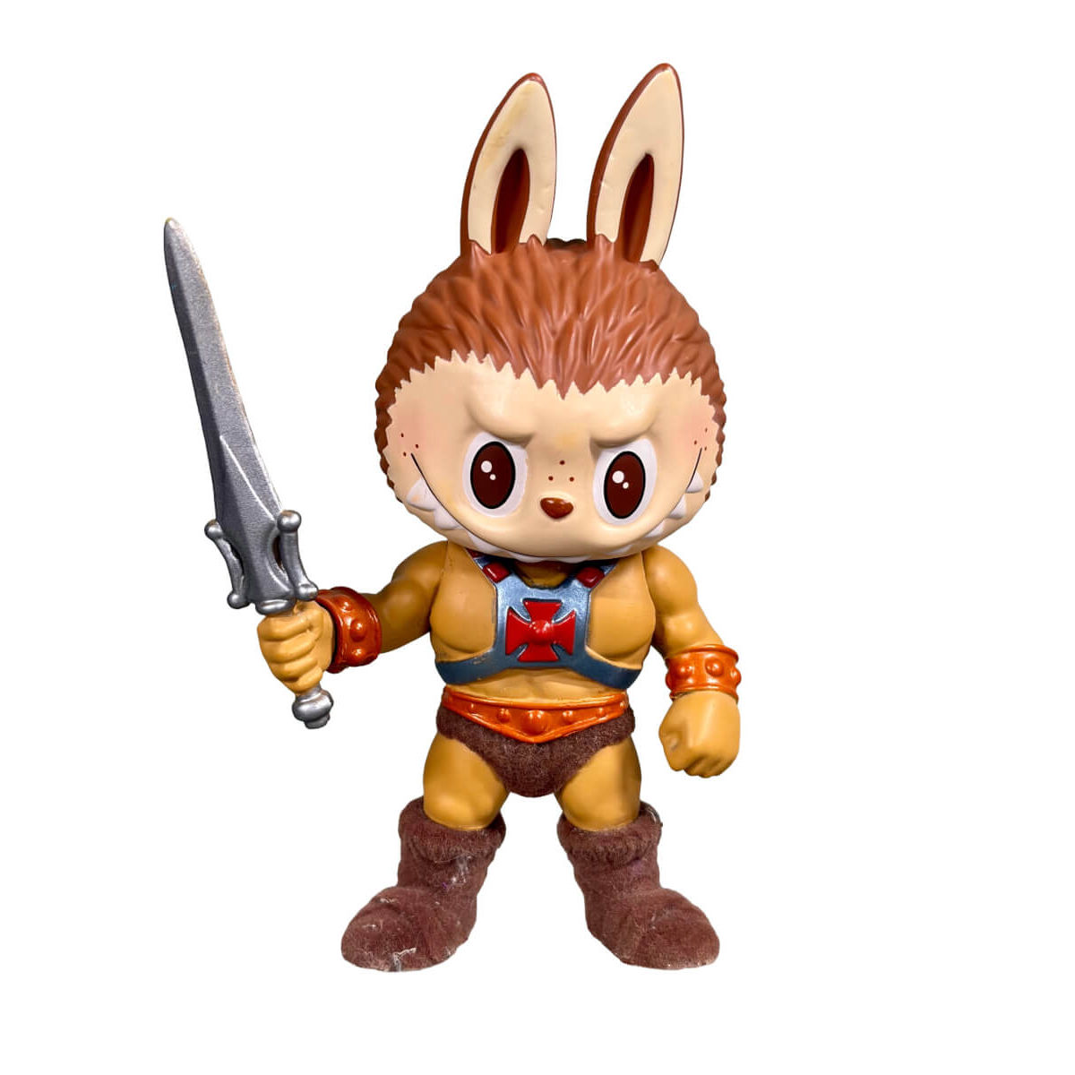 Labubu He Man flocked
