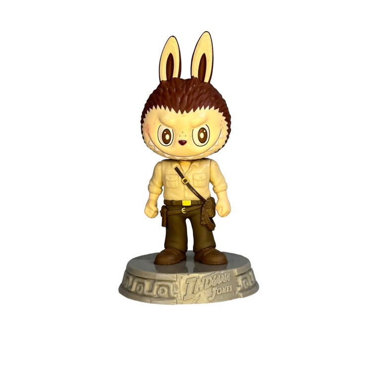 Labubu Indiana Jones by Teeewizzle (Thad Wilkes)