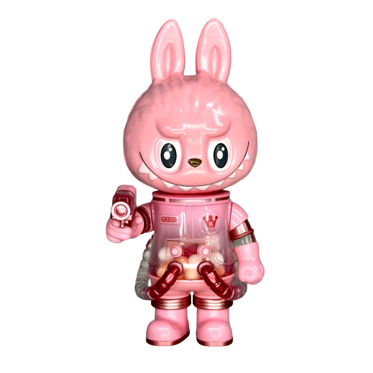 Labubu Pink Space Army