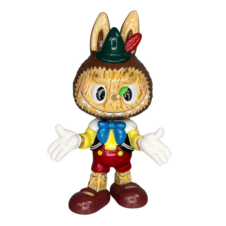 Labubu Pinocchio 2 mashup by Teeewizzle (Thad Wilkes)