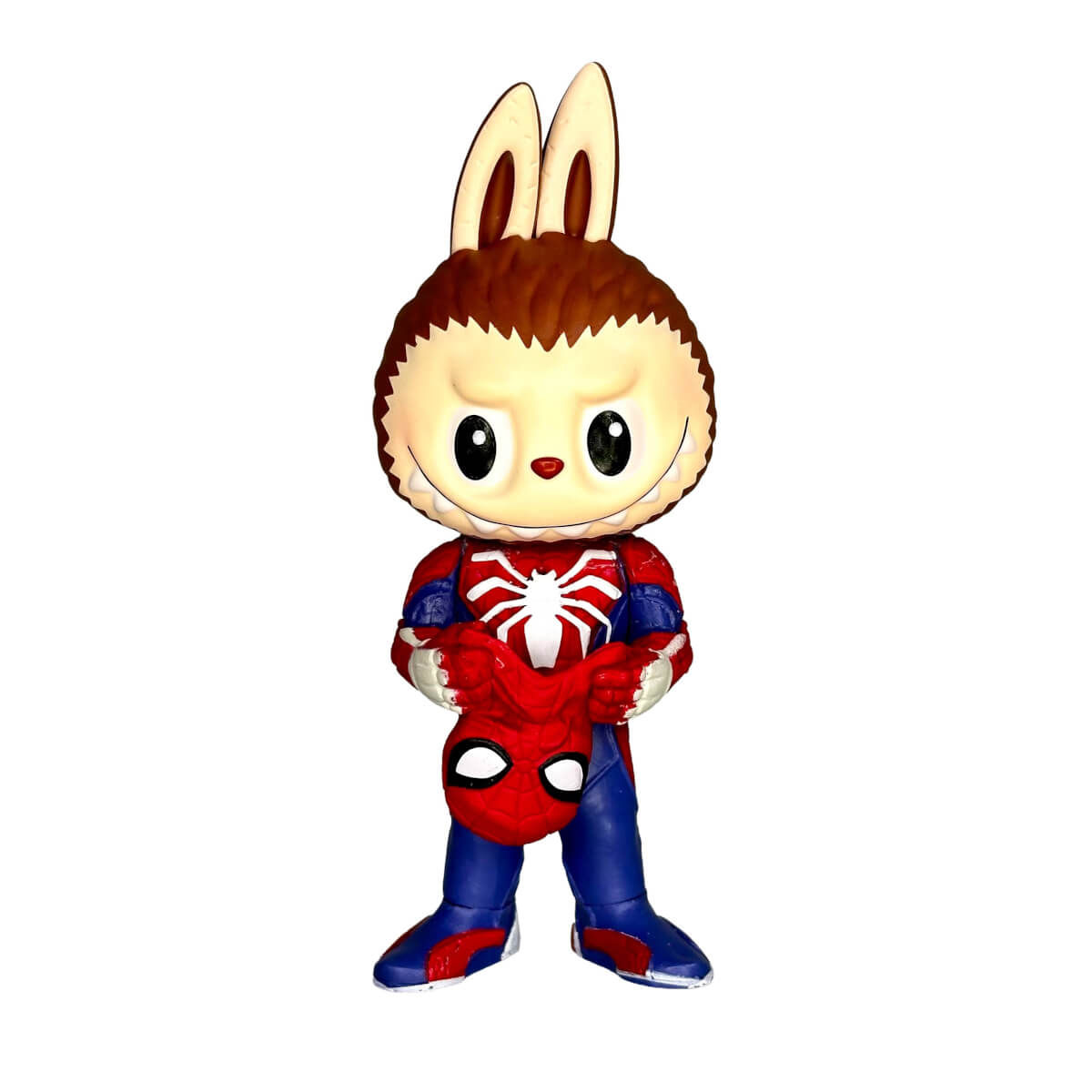 Labubu Spidey unmasked