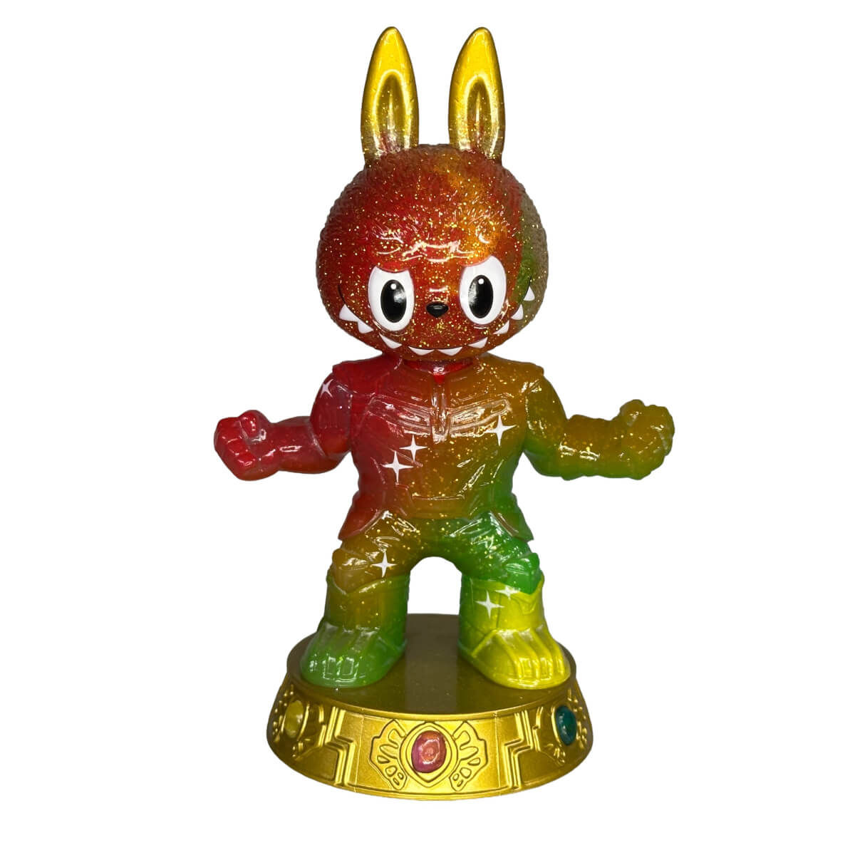 Labubu Thanos rainbow figure