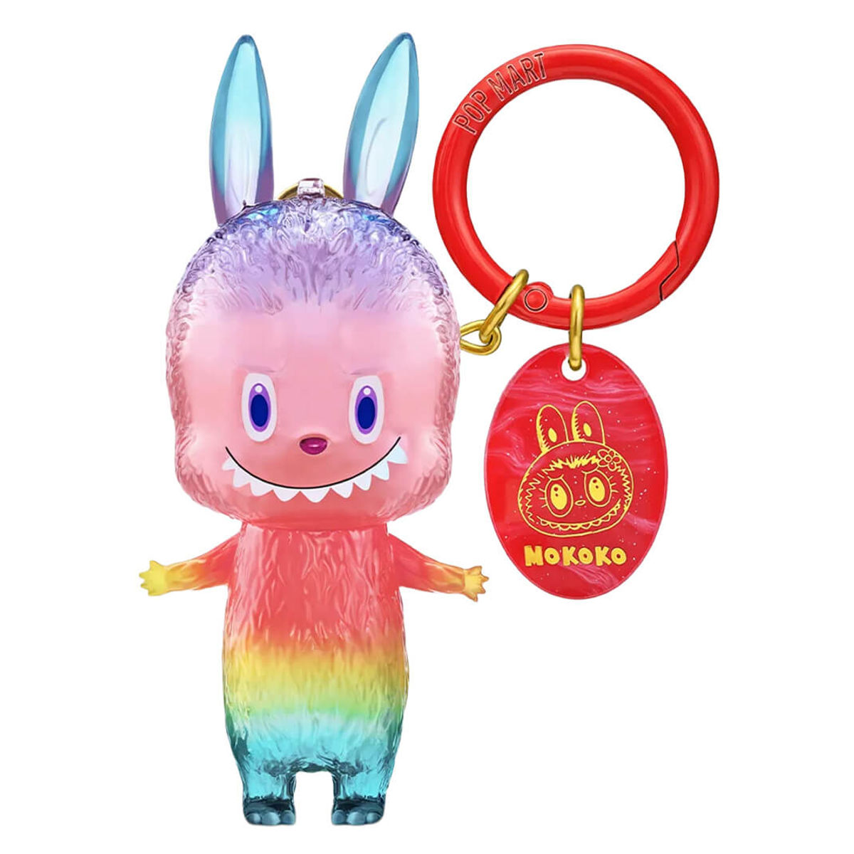 Labubu & Mokoko 10th Anniversary Keychain