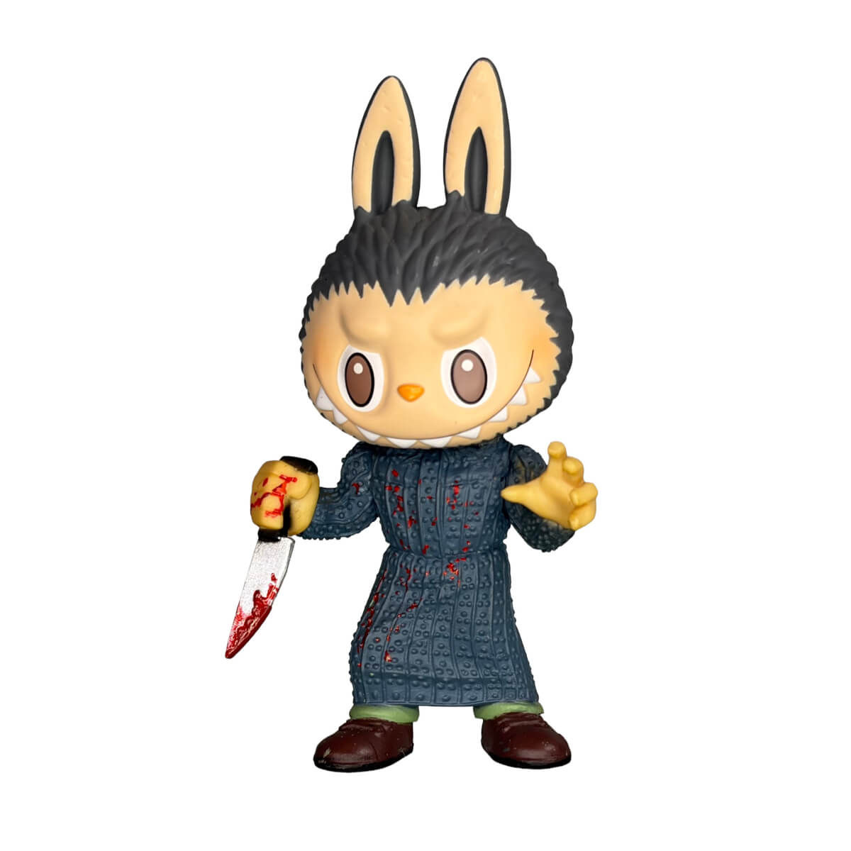 Labubu as Norman Bates Psycho