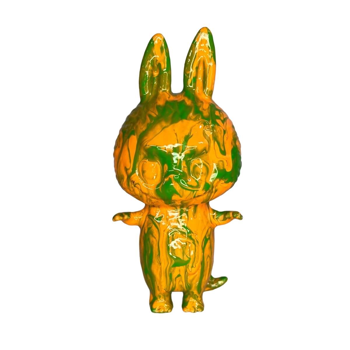 Labubu drip Green and Orange