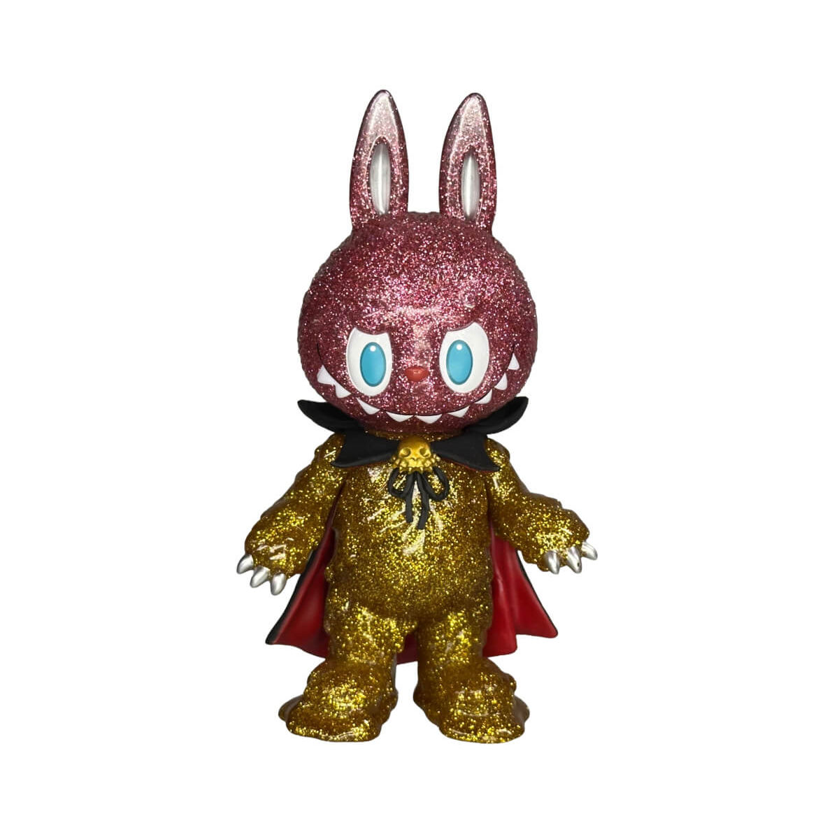 Labubu pink glitter with cape