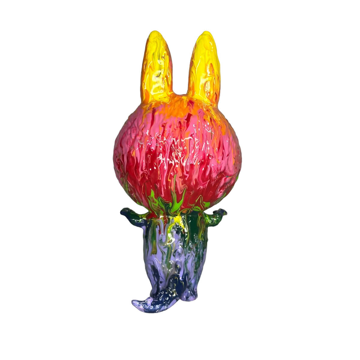 Labubu rainbow drip figure