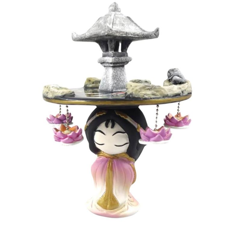 Lady Lantern: Peace Pond by Giorgio Go Sculptures (Giorgio Go)