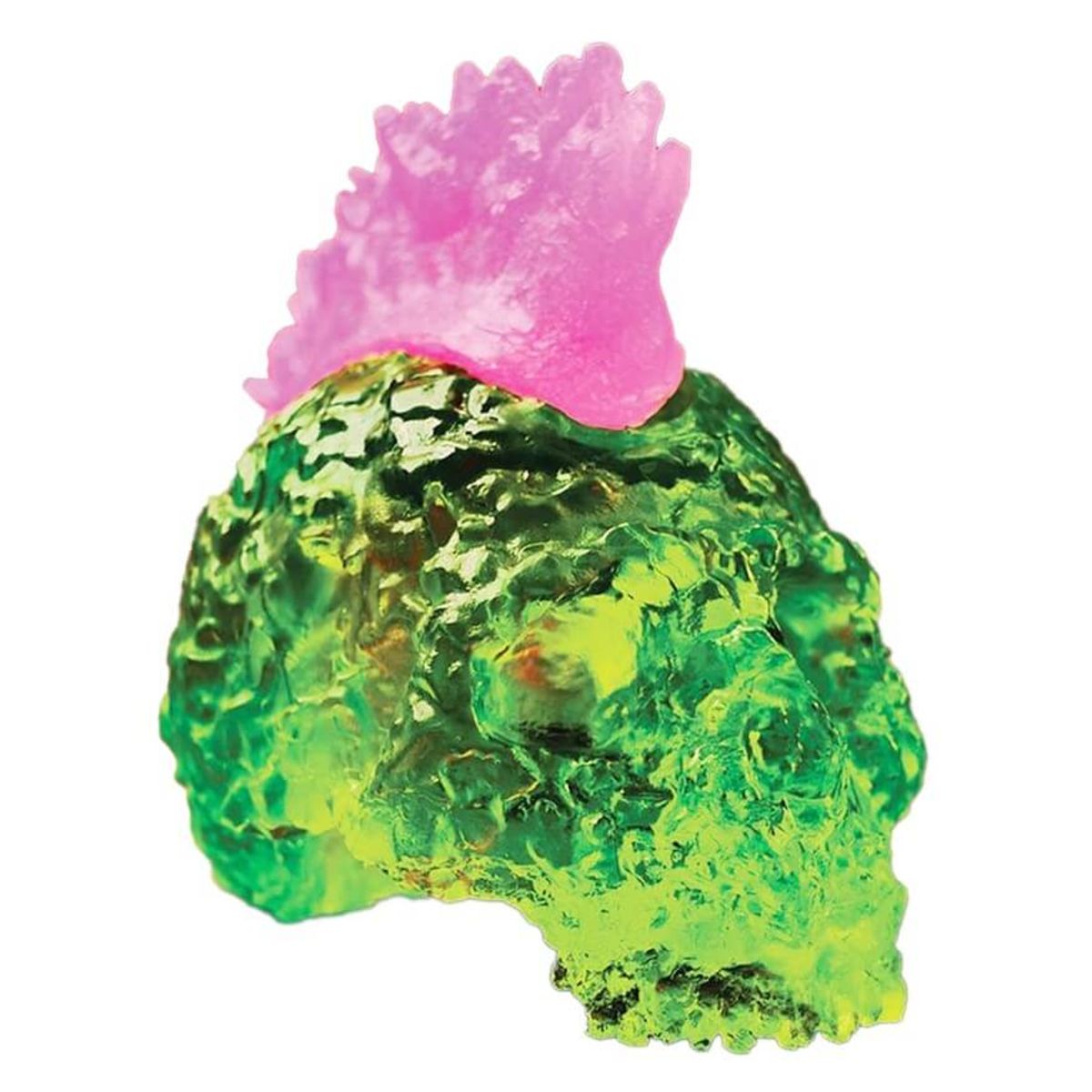 Last Punk Clear Green Sparkly Pink