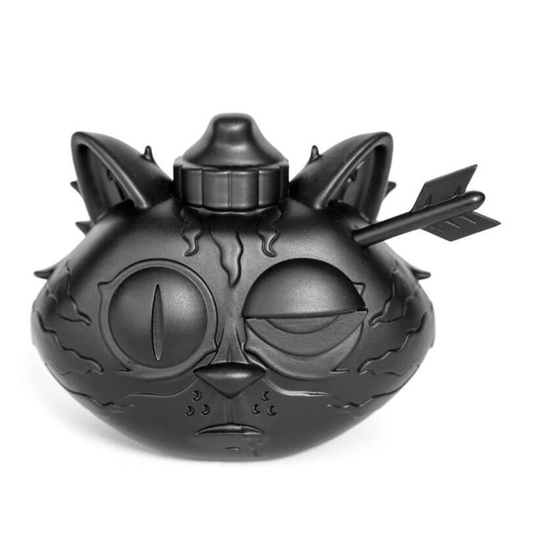 Le Chat Bagarre (Black edition) by EkiemOne (Julien Ekiem)