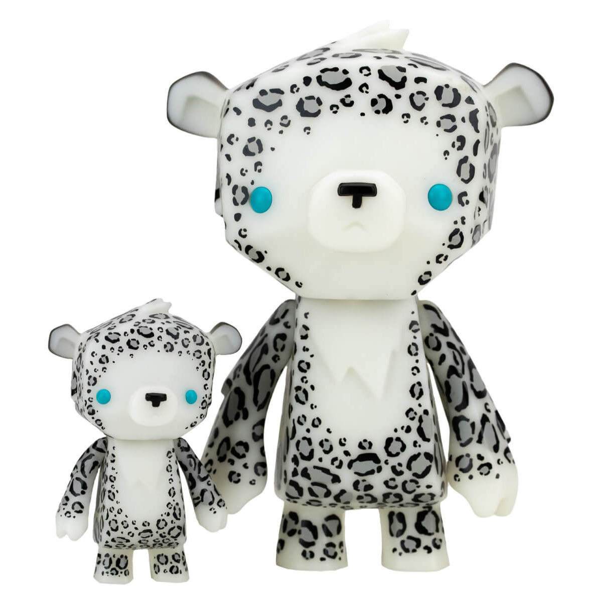 Leopard Bear GID Kuma Cub Vinyl Set