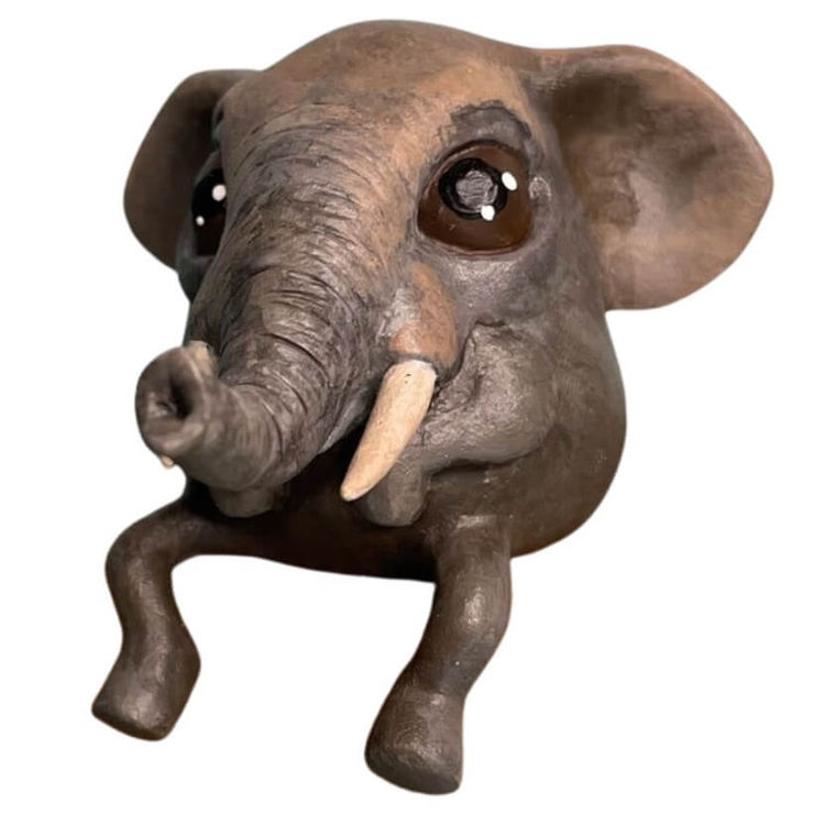 Lexie the Critically Endangered African Forest Elephant by The Naughty Rabbit