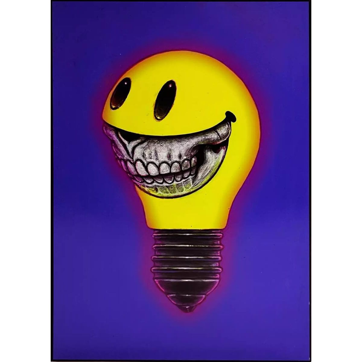 Light Cult Crypto Club: Framed Bulb (Purple)