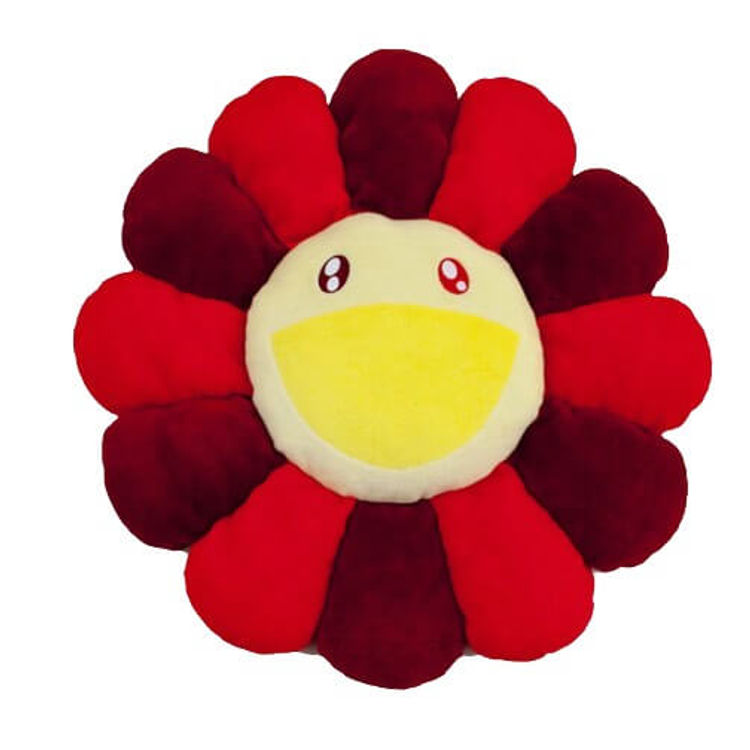 Red/Burgundy/Light Yellow - Takashi Murakami Flower Plush 60cm by Takashi Murakami