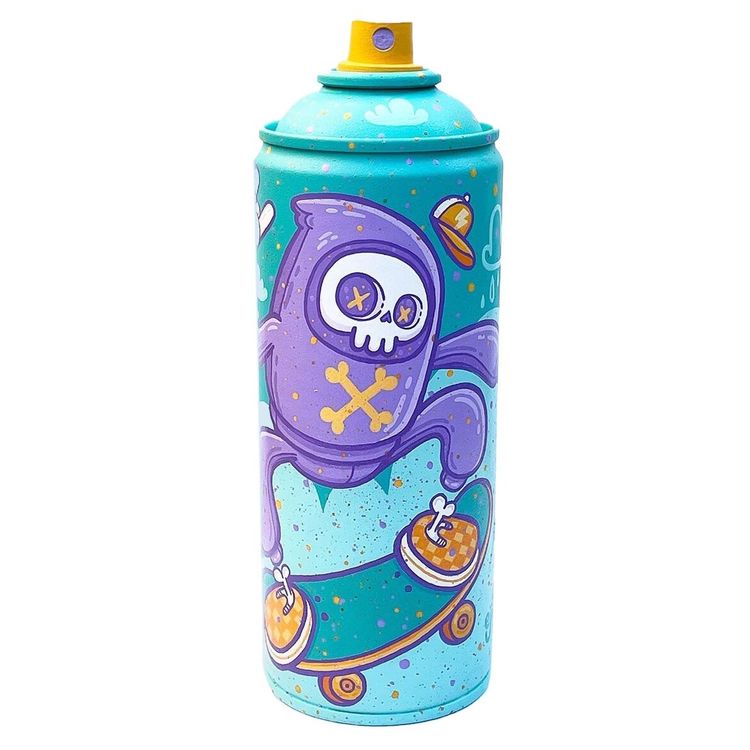 Lil Death Guy Spray Can by Ejits