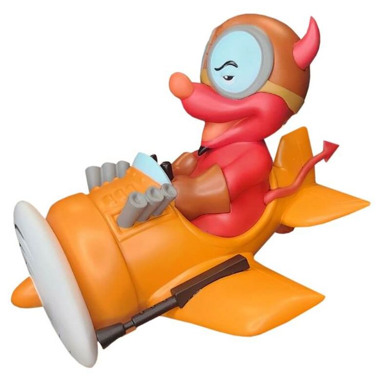 Lil Devil Vintage Animation Orange by Adventures of the 19XX