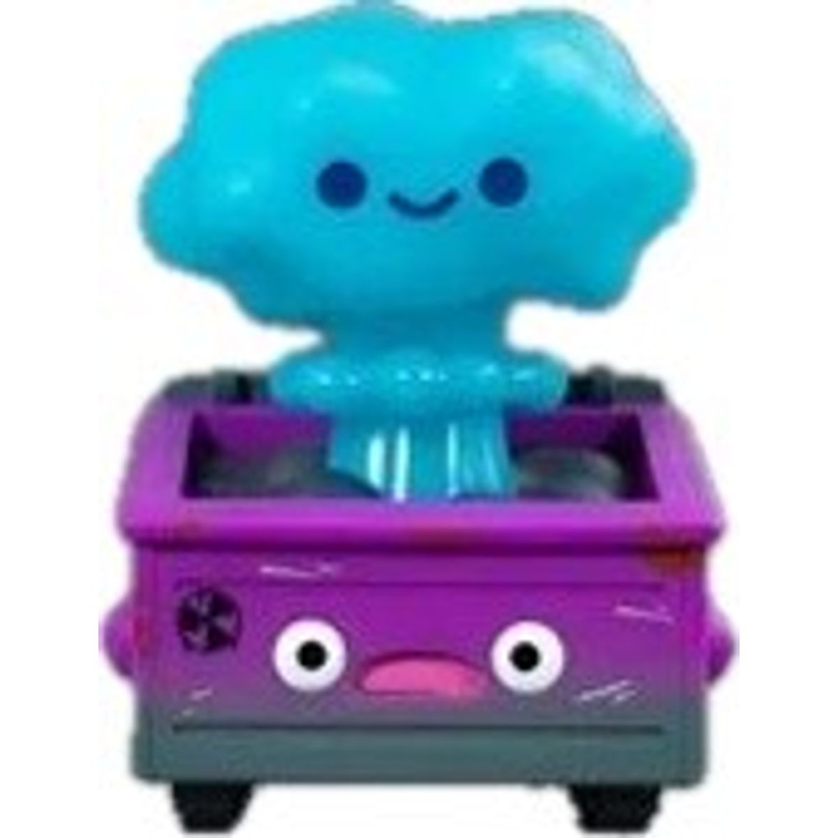 Lil Nuclear Dumpster Fire Biohazard Blue Variant Vinyl Figure