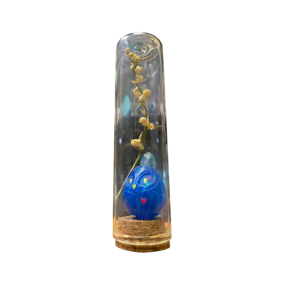 Lily of the Valley Curio- 1" Blue JujuOwl