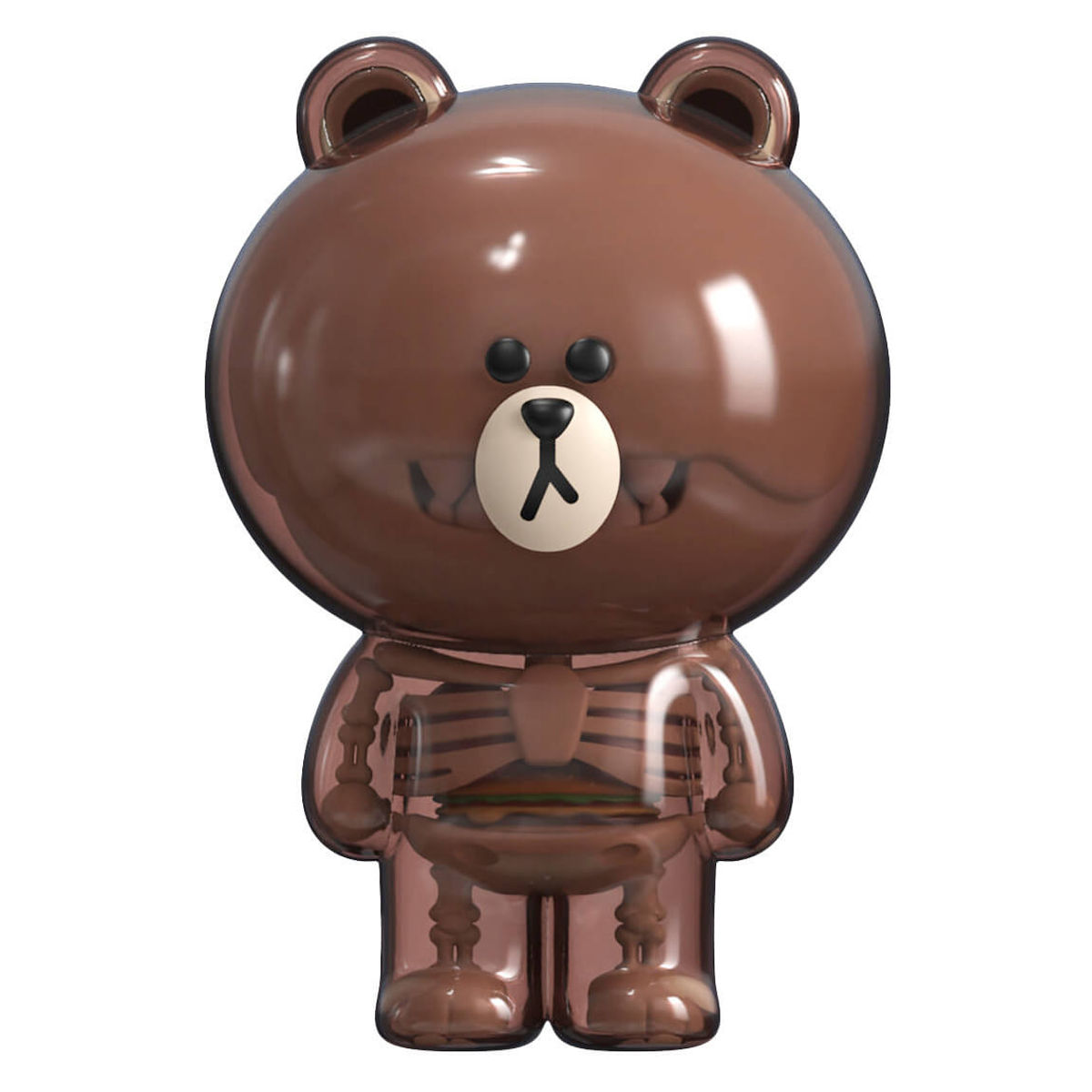 Line Friends Brown Funny Anatomy