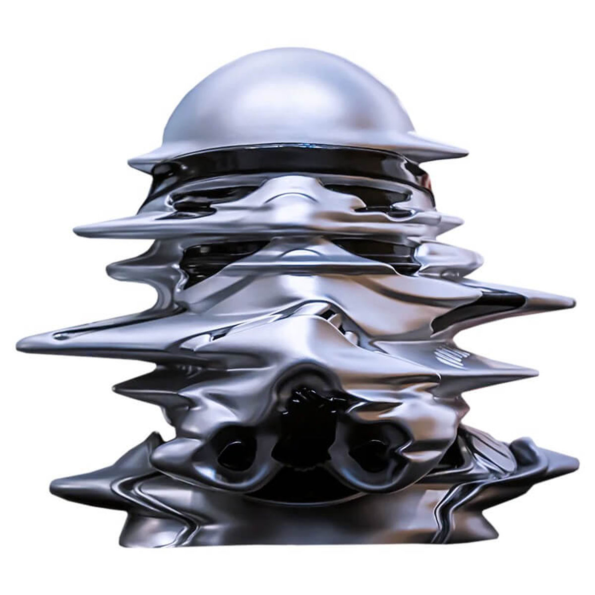 Liquid Modernity Soldier Silver Plus Size