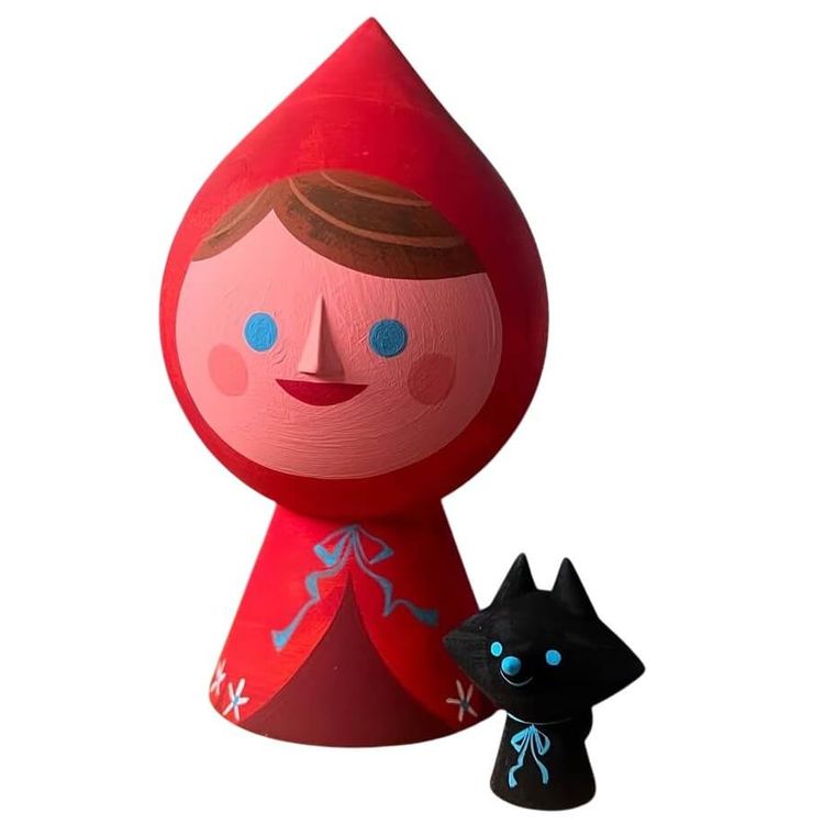Little Red Riding Hood & Wolf Pup by Ian Truong