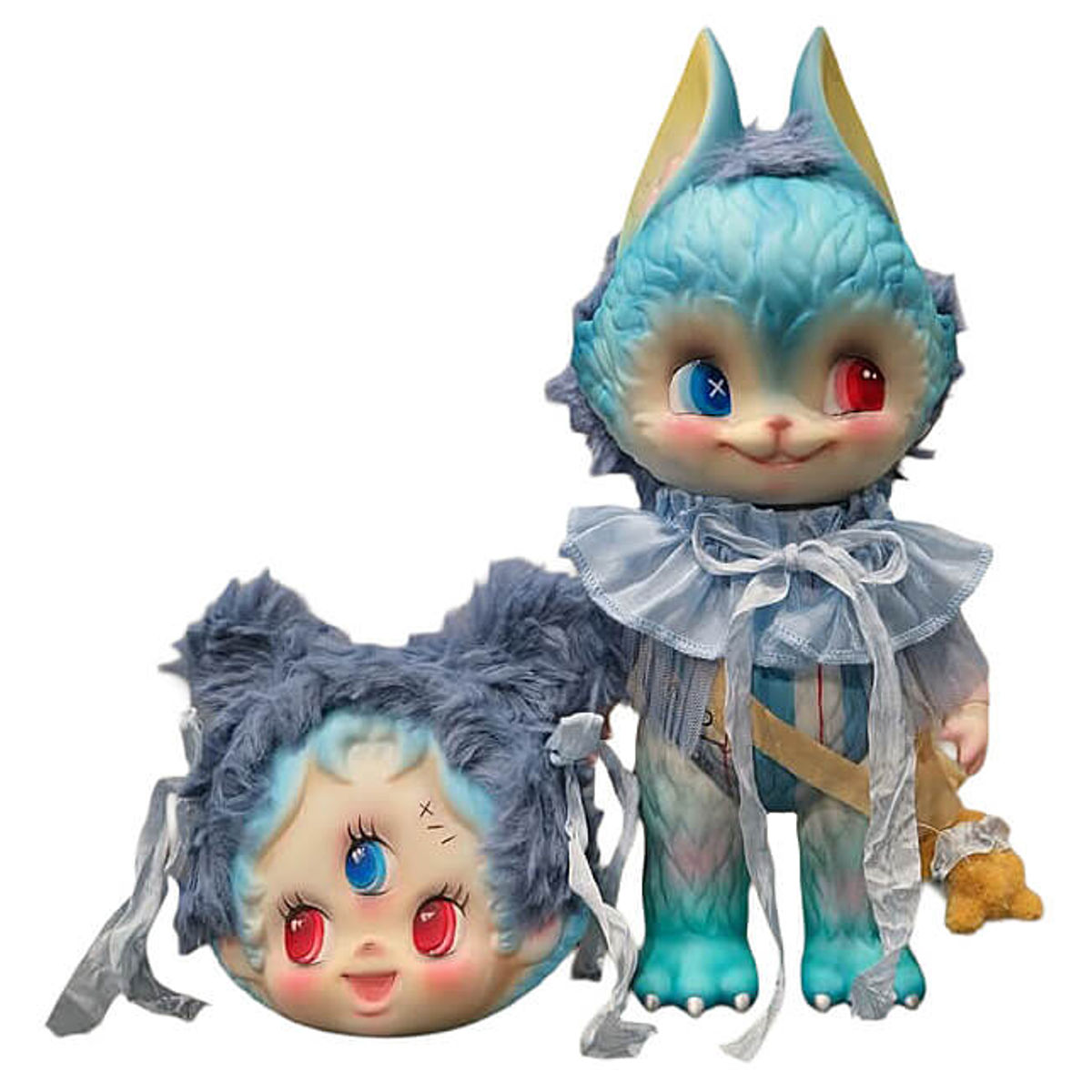 Little Wolf Girl Blue