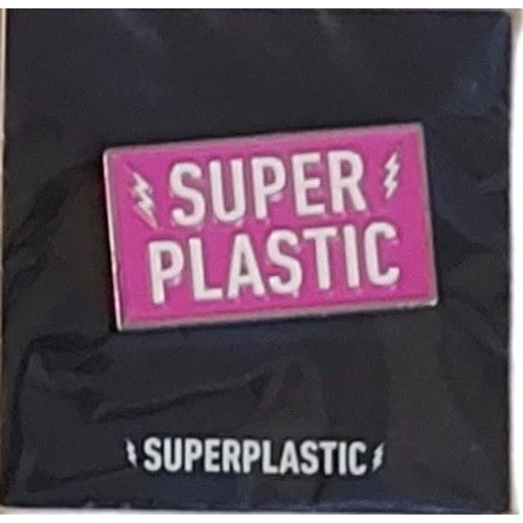 Logo Pin (Pink) by Superplastic