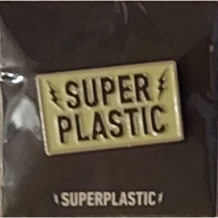 Logo Pin (Yellow) by Superplastic