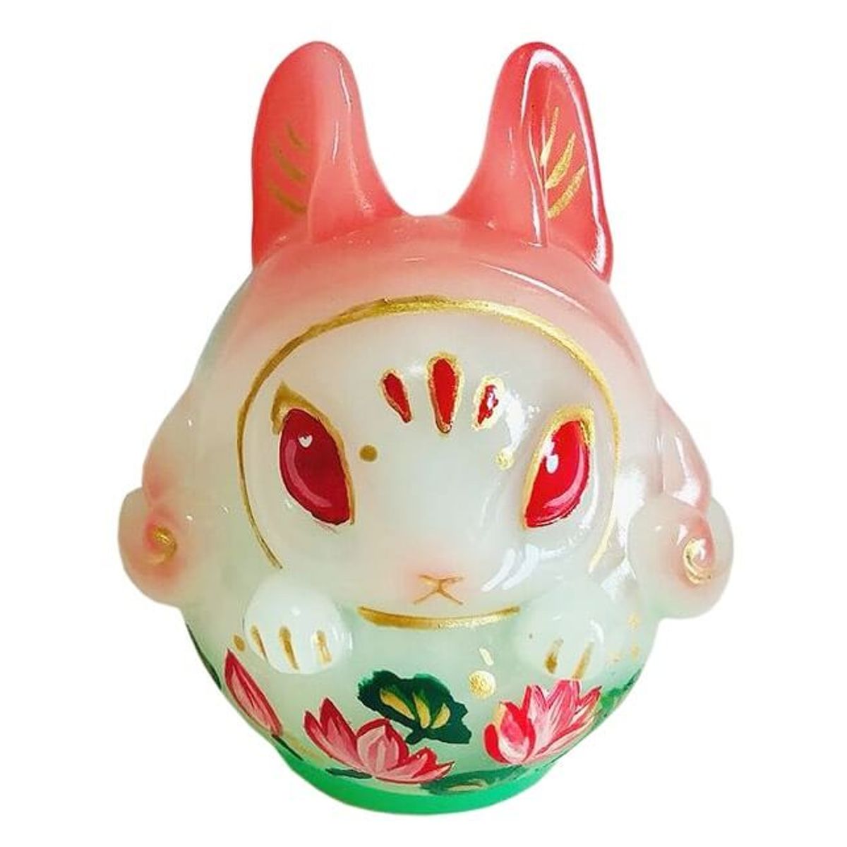 Lotus Rabbit Daruma