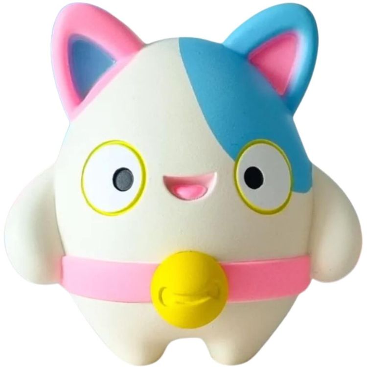 Lucky Calico Blue & Pink by Dolly Oblong