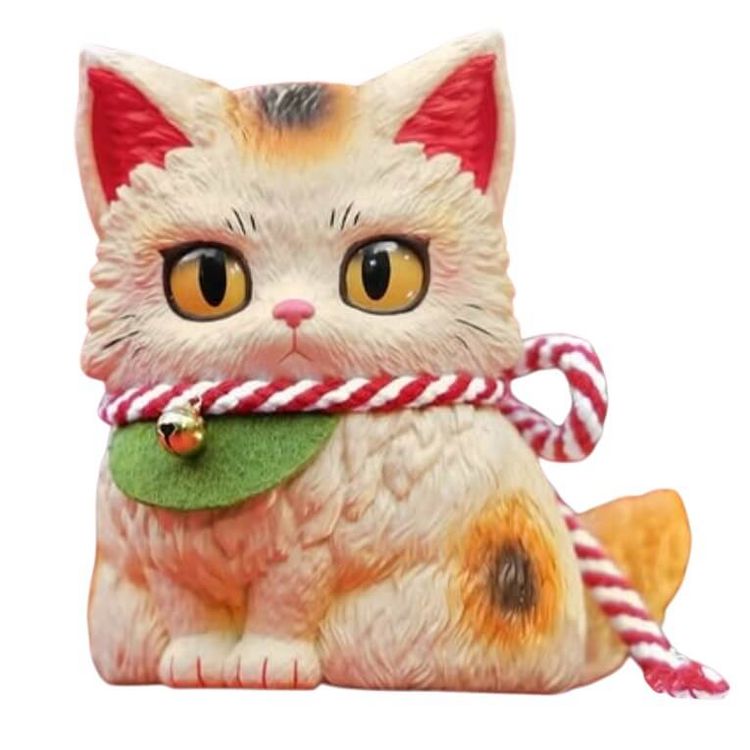 Lucky Cat Taiga Sit Sit by Yoyo Yeung