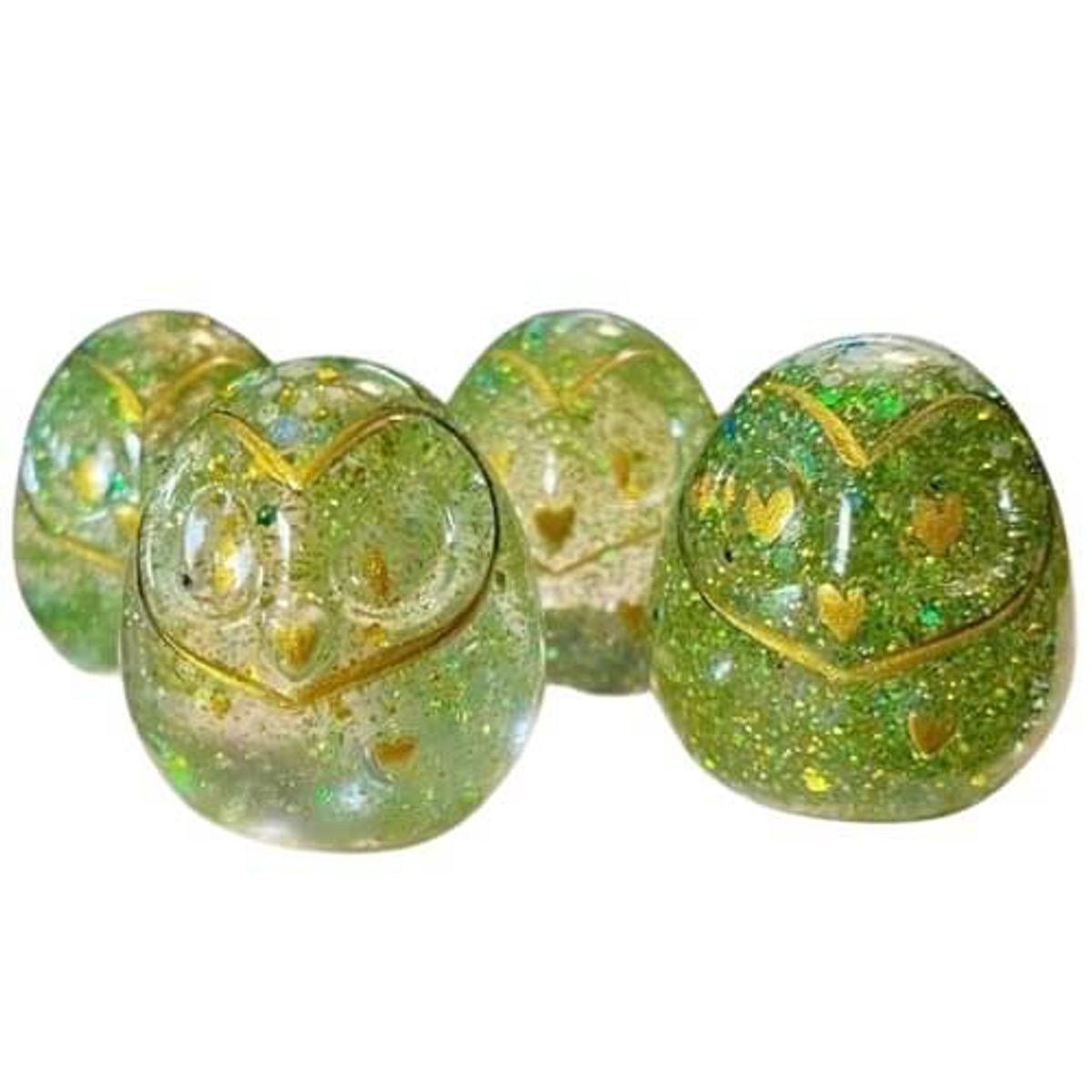 Lucky Green & Gold JujuOwl