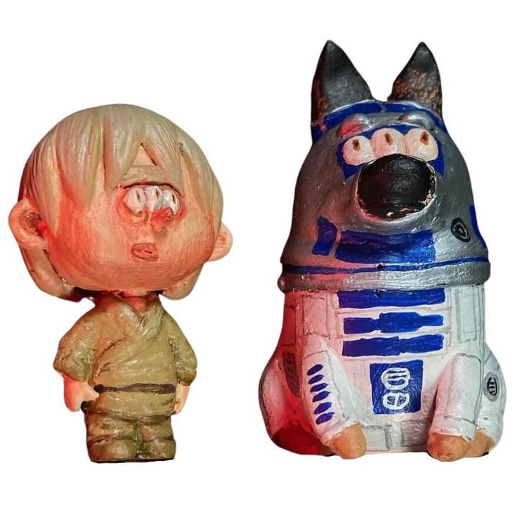 Luke & R2-D2 by Messy Desk Studio