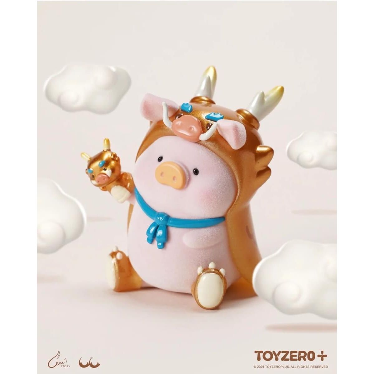 Lulu the Piggy Year of the Dragon Gold