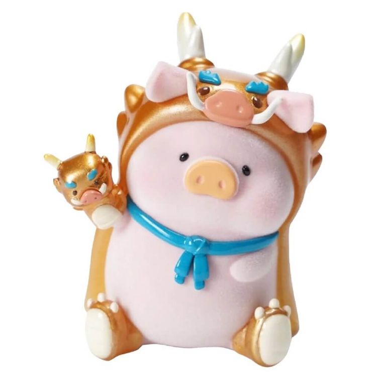Lulu the Piggy Year of the Dragon Gold by Cici's Story