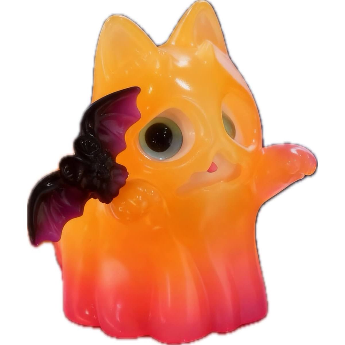 Luminescent Pumpkin Ghost Cat