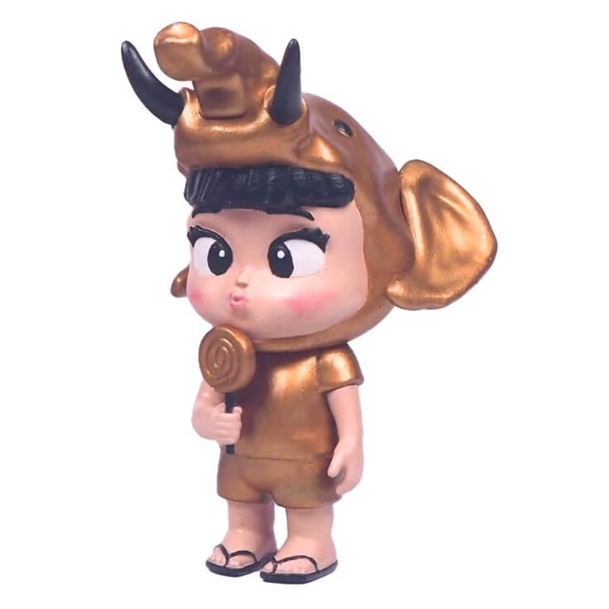 Luna with Elephant Hat