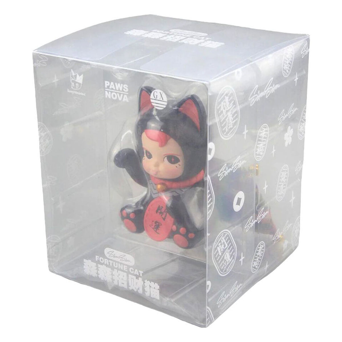 M-Size Sam Sam Lucky Cat Black