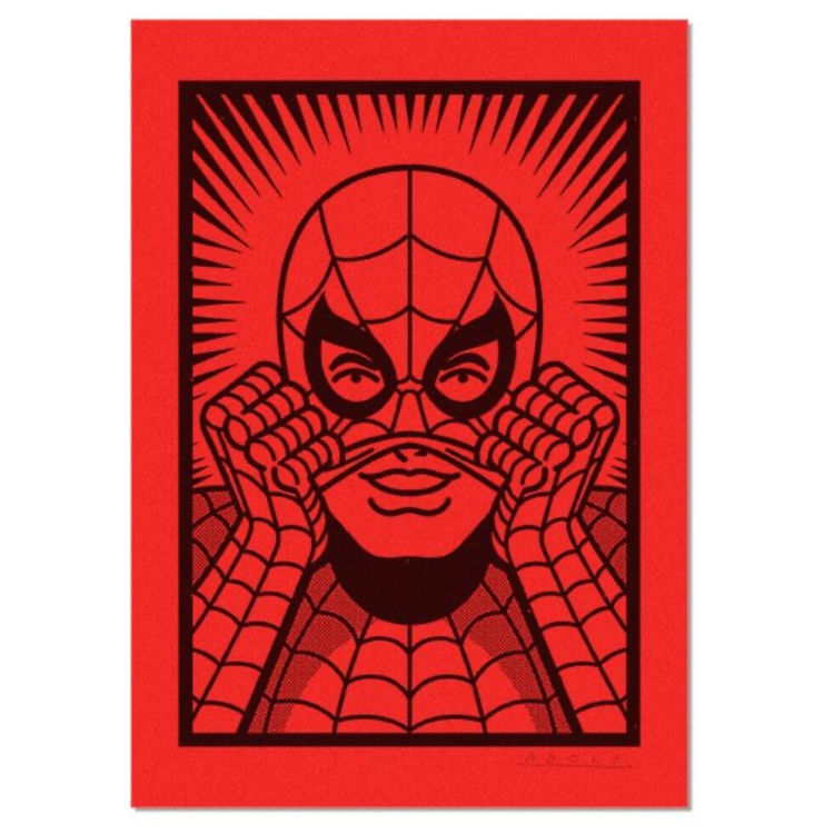 MASK ON - Red by Famous Adolf (Adolf Rodriguez)