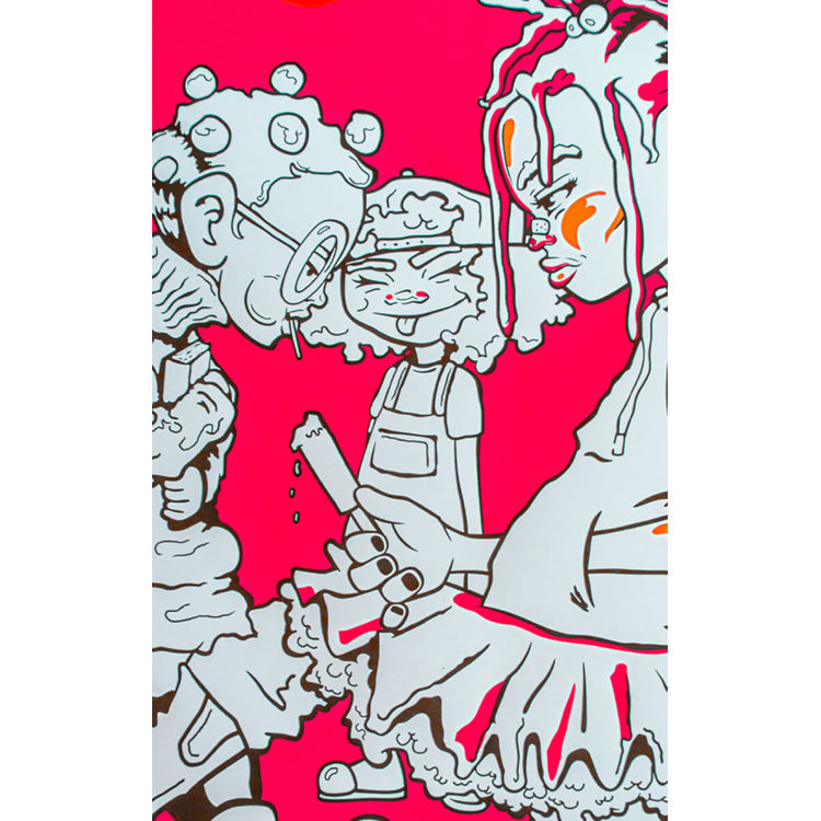 "MELTING BOMBPOP: WHITE WASHED" by Bianca Pastel
