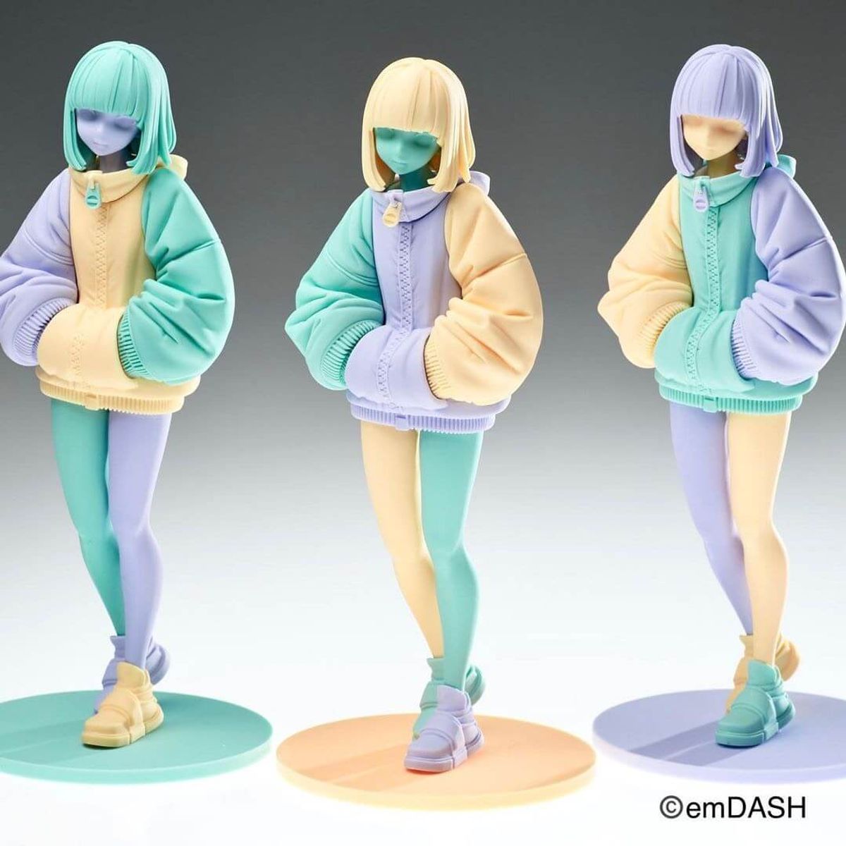 MOVE Pastel Green Series (Yellow Hair)