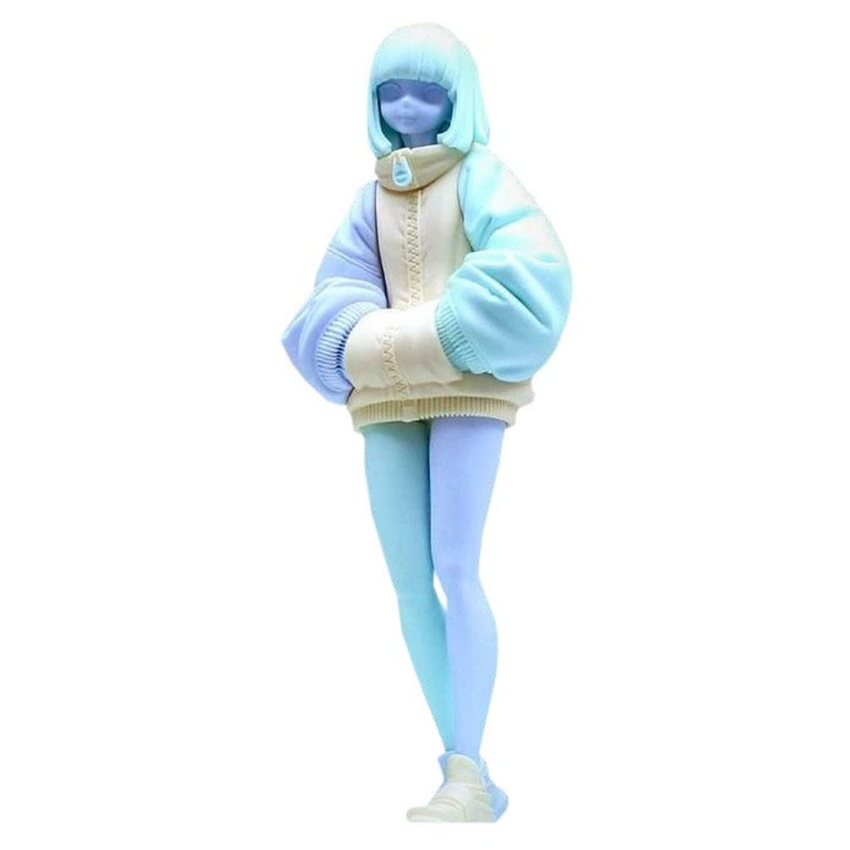 MOVE Pastel Purple Series (Blue Hair)