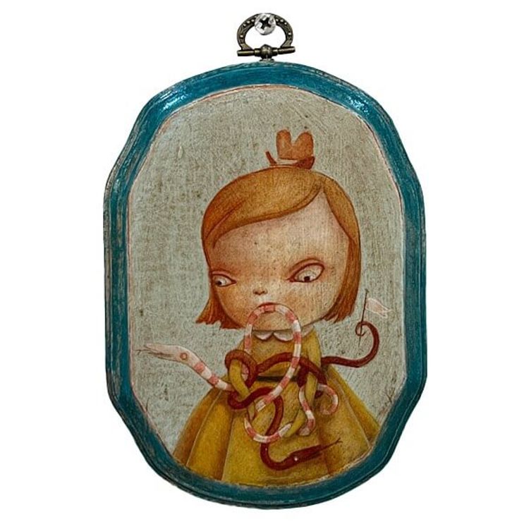 Mable (with Snakes) by Kathie Olivas