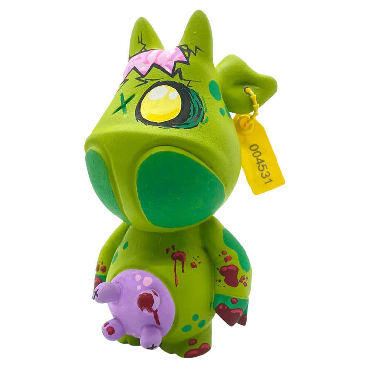 Malaleche Zombie Light Green Tag 004531 by Luis Martin