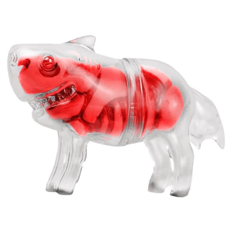 Malayan Tapir GID Red Bone Shark by Momoco Studios