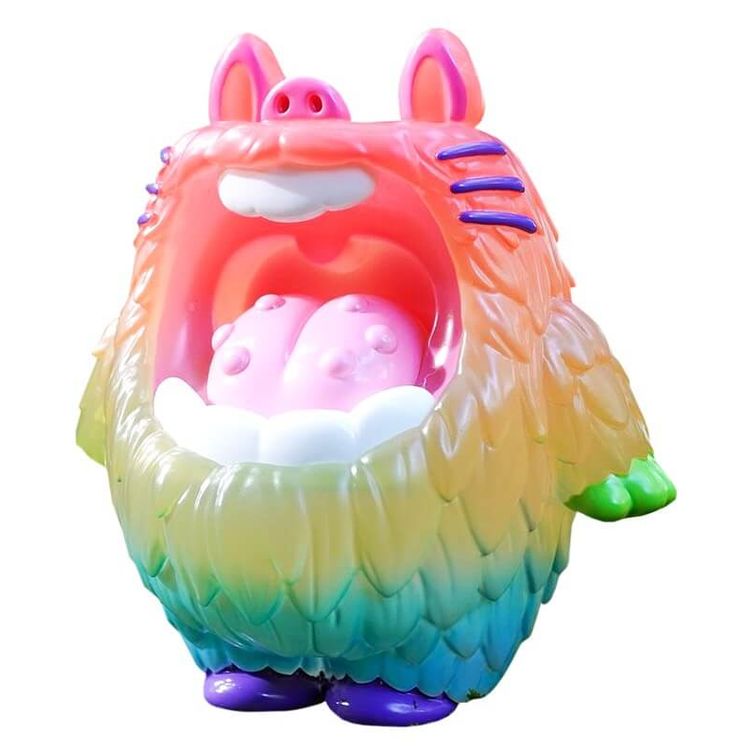Mallow Monster Rainbow Fluffy GID by Mupa Toy