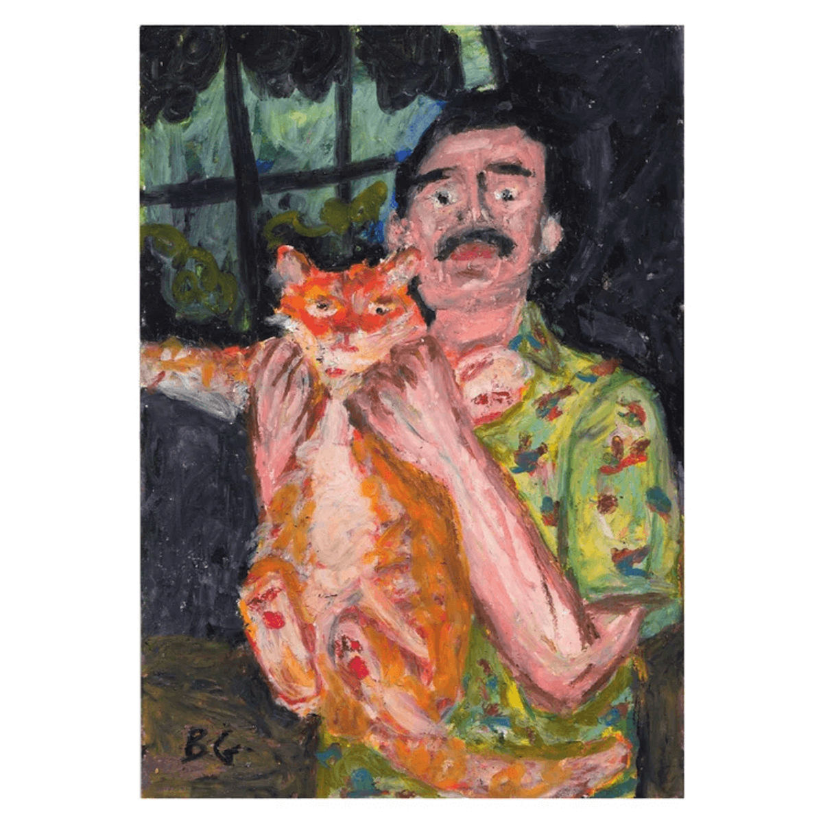 Man & Cat