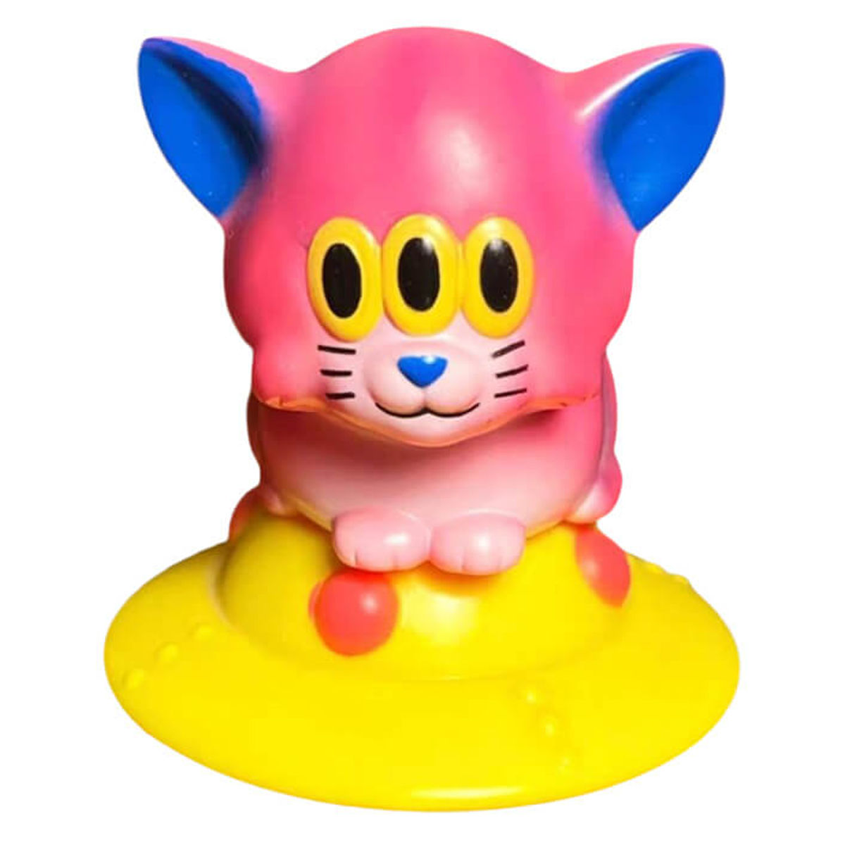 Maneki Calm Cat Yellow Spaceship