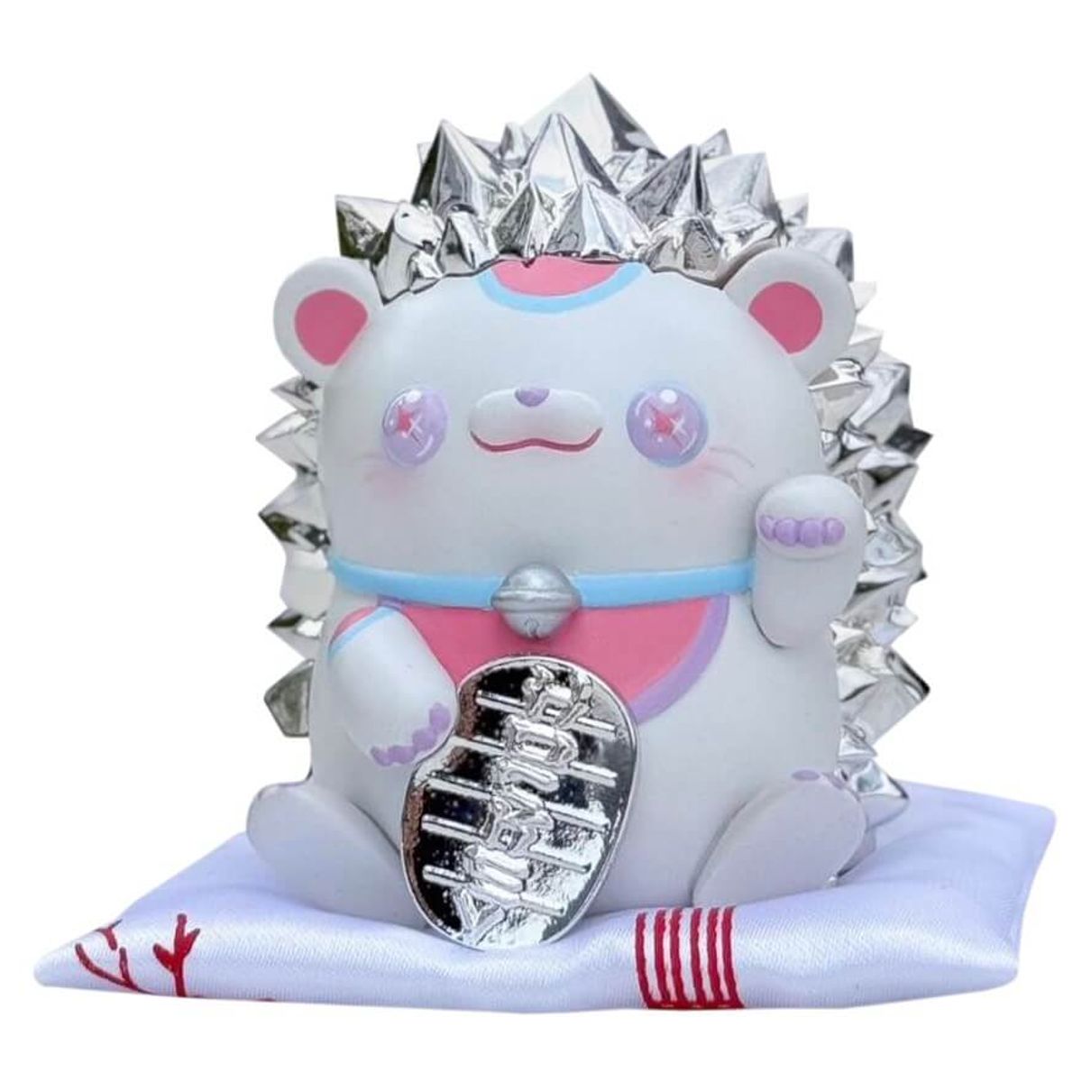 Maneki Neko Hogkey Silver Charm